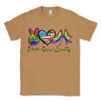 Toasted Coconut peace love equality Classic Tee - HRA Design Shop