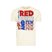 Vintage Arctic red white and pew pew pew Vintage Tee - texasbilliewilder