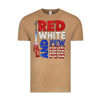 Vintage Camel red white and pew pew pew Vintage Tee - texasbilliewilder