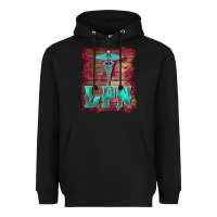 Black licensed practical nurse medical symbol  background Heavyweight Hoodie - BarkalooDesign