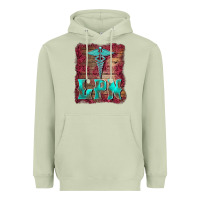 Matcha licensed practical nurse medical symbol  background Heavyweight Hoodie - BarkalooDesign
