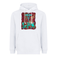 White licensed practical nurse medical symbol  background Heavyweight Hoodie - BarkalooDesign