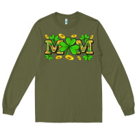 Army Green St. patricks day mom Long Sleeve Tee - Neo Western