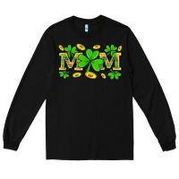 Black St. patricks day mom Long Sleeve Tee - Neo Western