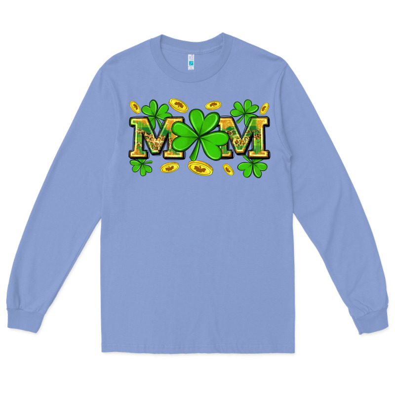 St. Patricks Day Mom Long Sleeve Tee by Neo Western | Teevron