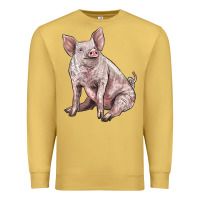 Antique Gold american yorkshire pig Premium Sweatshirt - LillyAllenDesigns