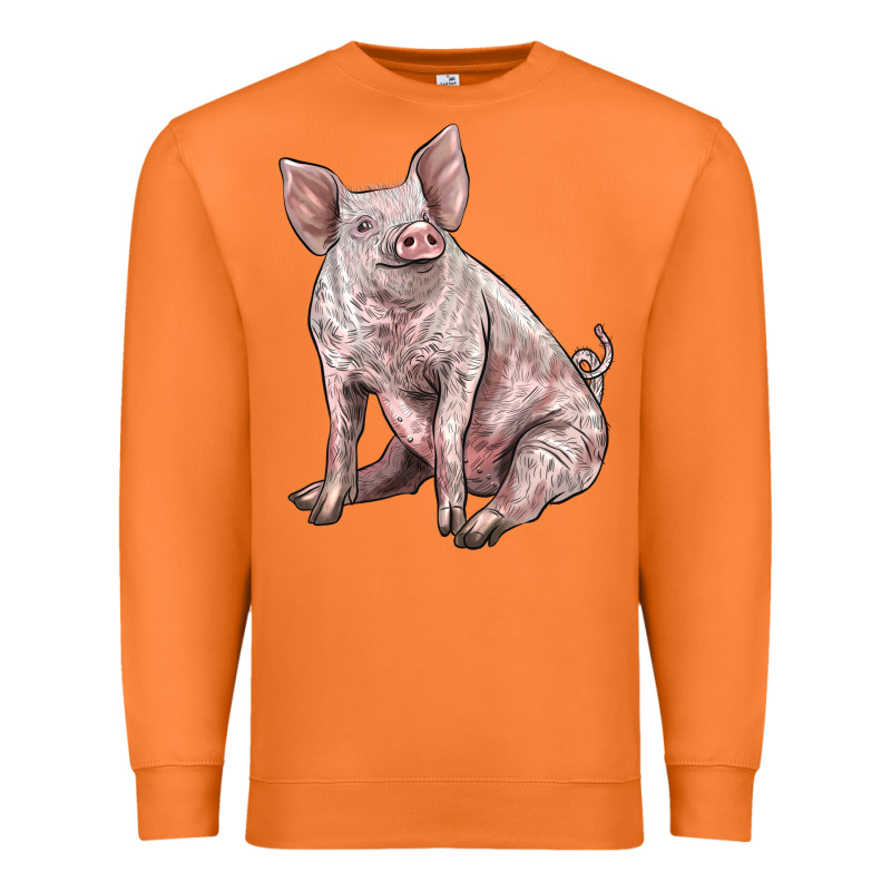 American Yorkshire Pig Premium Sweatshirt by LillyAllenDesigns | Teevron