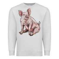 Dove Grey american yorkshire pig Premium Sweatshirt - LillyAllenDesigns