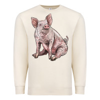 Sandshell american yorkshire pig Premium Sweatshirt - LillyAllenDesigns