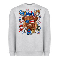 Oh My Stars Highland Cow Heavyweight Sweatshirt | Teevron