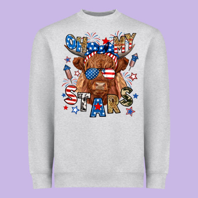 Heavyweight Sweatshirt oh my stars highland cow
