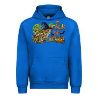 Cobalt Trick Or Treat With Frog Urban Hoodie - LillyAllenDesigns