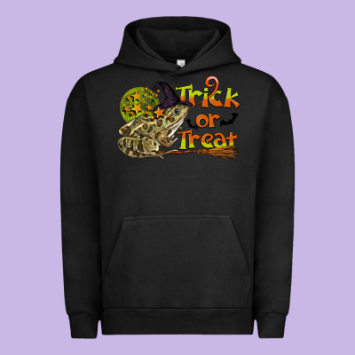 Trick Or Treat With Frog Urban Hoodie Designed By Lillyallendesigns