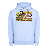 Pigment Grape Ice Trick Or Treat With Frog Urban Hoodie - LillyAllenDesigns