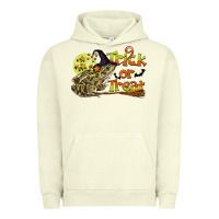 Pigment Pistachio Trick Or Treat With Frog Urban Hoodie - LillyAllenDesigns