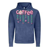 Vintage Denim coffee and christ Vintage Hoodie - MaliasSmallBusiness
