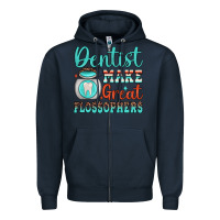 Navy dentist make great flossophers Zipper Hoodie - JahusDesignShop