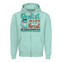 Seafoam dentist make great flossophers Zipper Hoodie - JahusDesignShop