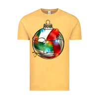 Vintage Mustard christmas  volleyball Vintage Tee - Zillion Design Studio