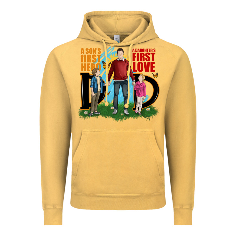 A Sons First Hero A Daughters First Love Vintage Hoodie by JahusDesignShop | Teevron