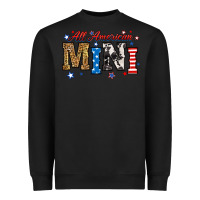 Black all american mini Heavyweight Sweatshirt - RanaPortraitStore