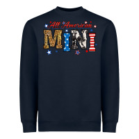 Navy all american mini Heavyweight Sweatshirt - RanaPortraitStore