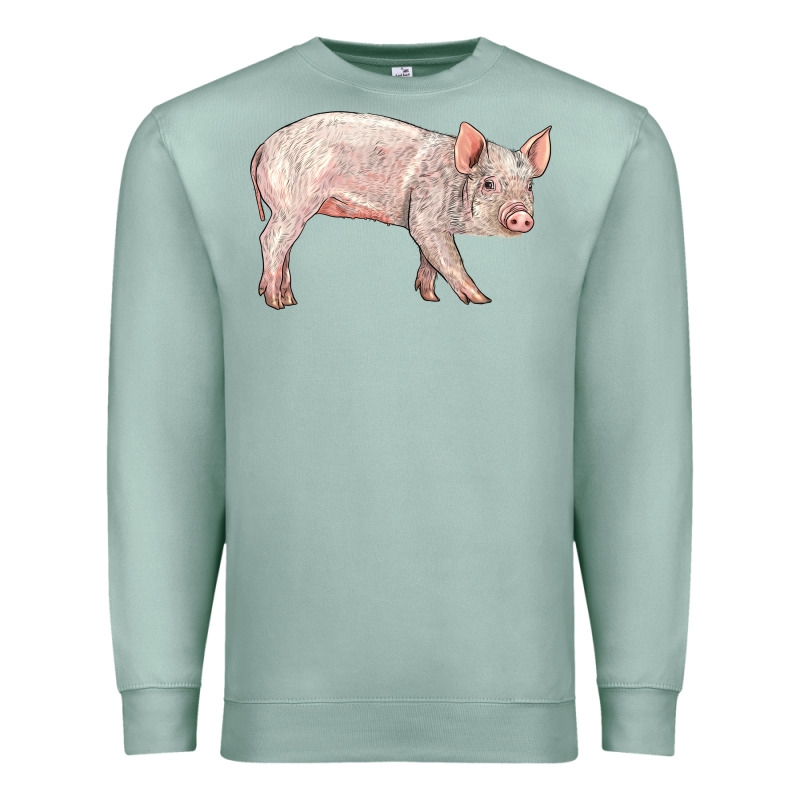 American Yorkshire Pig  Baby Premium Sweatshirt by LillyAllenDesigns | Teevron