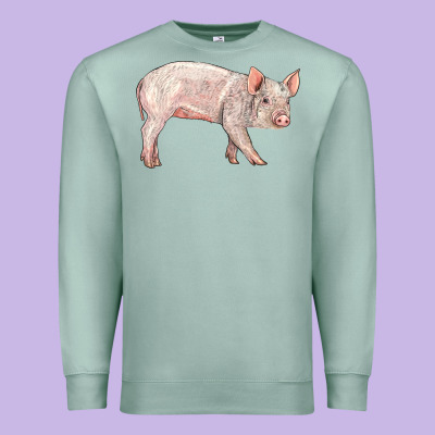 American Yorkshire Pig  Baby Premium Sweatshirt Designed By Lillyallendesigns