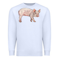 White american yorkshire pig  baby Premium Sweatshirt - LillyAllenDesigns