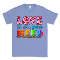 Colony Blue love is all you need Classic Tee - HRA Design Shop
