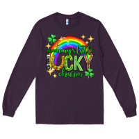 Plum St. Patrick's Day Mommy's little lucky charm Long Sleeve Tee - Neo Western