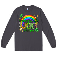 Smoke St. Patrick's Day Mommy's little lucky charm Long Sleeve Tee - Neo Western