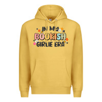 Antique Gold in my bookish girlie era Premium Hoodie - MaliasSmallBusiness