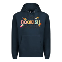 Navy in my bookish girlie era Premium Hoodie - MaliasSmallBusiness