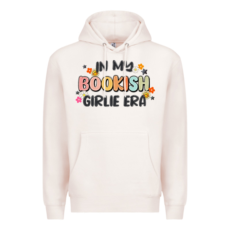 In My Bookish Girlie Era Premium Hoodie by MaliasSmallBusiness | Teevron
