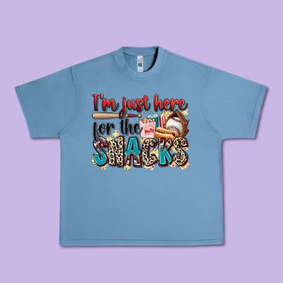 I'm Just Here For The Snacks Urban Heavy Tee Designed By Zillion Design Studio