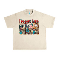 Sandshell i'm just here for the snacks Urban Heavy Tee - Zillion Design Studio