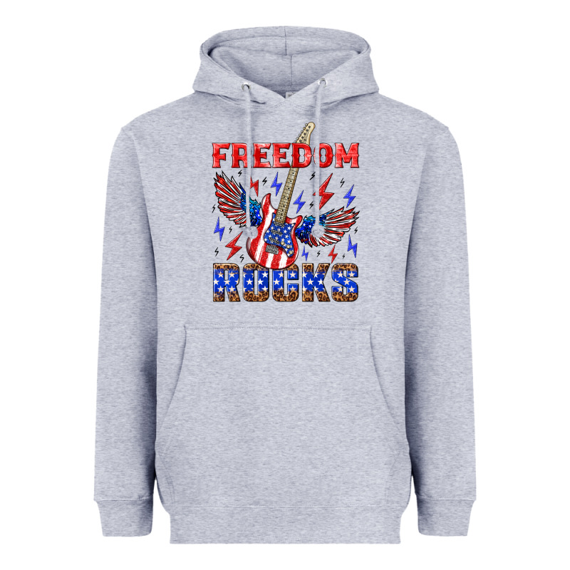 Freedom Rocks Heavyweight Hoodie by NancyCooperArtShop | Teevron