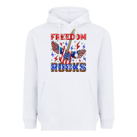 White freedom rocks Heavyweight Hoodie - NancyCooperArtShop