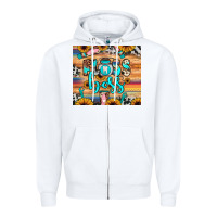 White floss boss Zipper Hoodie - JahusDesignShop