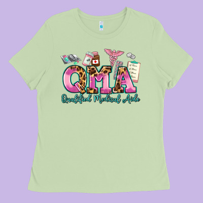 Qma Qualified Medical Aide Ladies Tee Designed By Adodesignshop