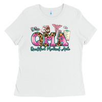 White qma qualified medical aide Ladies Tee - AdoDesignShop