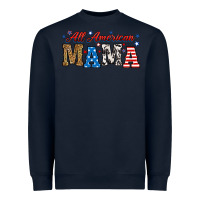 Navy all american mama Heavyweight Sweatshirt - RanaPortraitStore