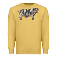 Antique Gold Spotted Pig Premium Sweatshirt - LillyAllenDesigns