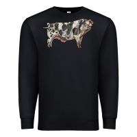 Black Spotted Pig Premium Sweatshirt - LillyAllenDesigns