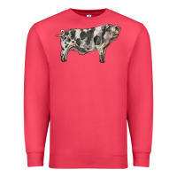 Cardinal Spotted Pig Premium Sweatshirt - LillyAllenDesigns