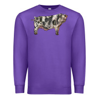 Purple Spotted Pig Premium Sweatshirt - LillyAllenDesigns