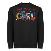 Black all american girl Heavyweight Sweatshirt - RanaPortraitStore