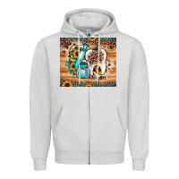 Dove Grey dental sunflower Zipper Hoodie - JahusDesignShop