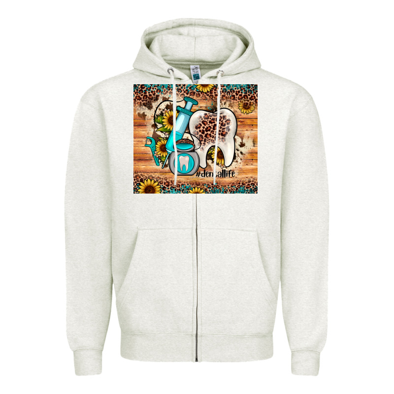 Dental Sunflower Zipper Hoodie by JahusDesignShop | Teevron